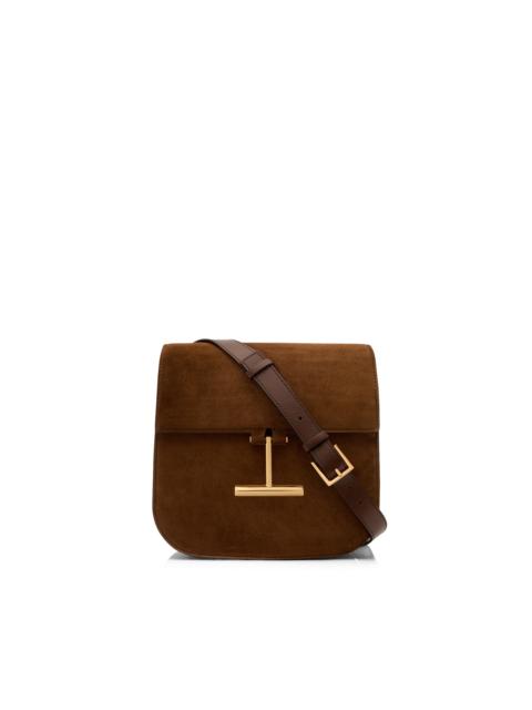 TOM FORD SUEDE AND LEATHER TARA MINI CROSSBODY
