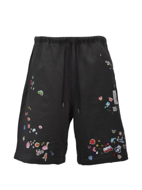 Maison MIHARAYASUHIRO Sticker shorts