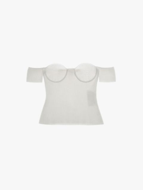 Helmut Lang RIBBED CONTOUR TOP