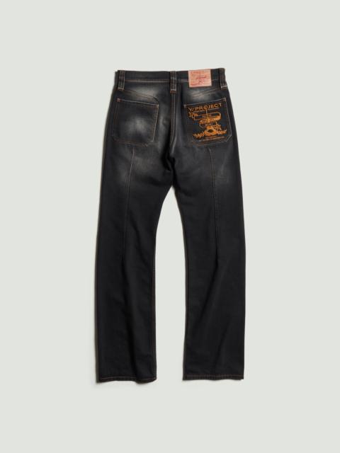 Y/Project Cowboy High Cuff Jeans - Farfetch