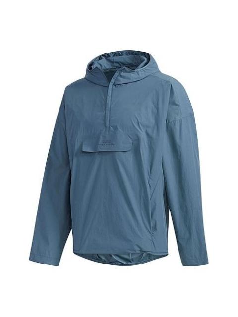 adidas Sports Woven Pullover Jacket Blue FM5410