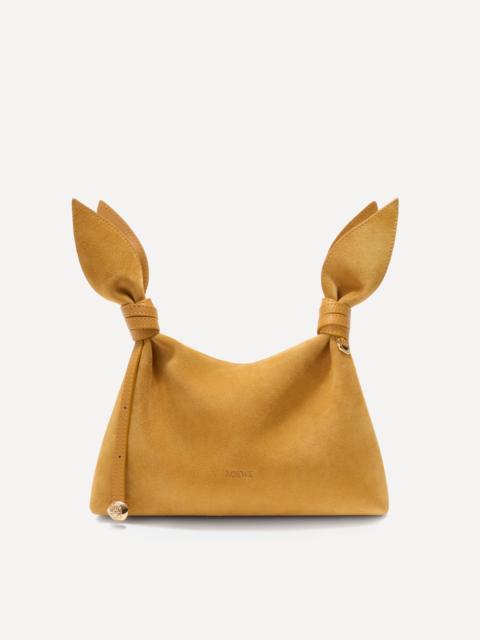 Loewe Mini Scarf Ochre Suede Shoulder Bag