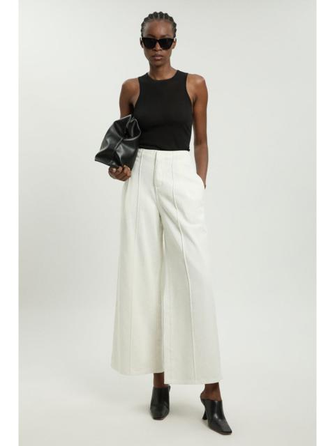 KAREN MILLEN Denim Seam Detail Wide Leg Jean
