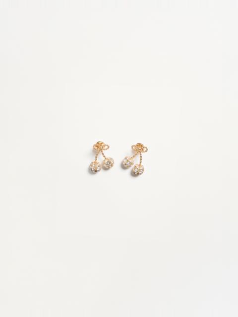 Valentino CHERRYFIC METAL AND SWAROVSKI® CRYSTAL EARRINGS