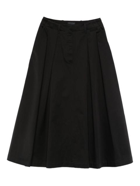 Moncler pleated midi skirt