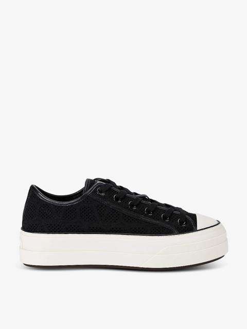 Totaloop XL Toile Iconographe woven low-top trainers