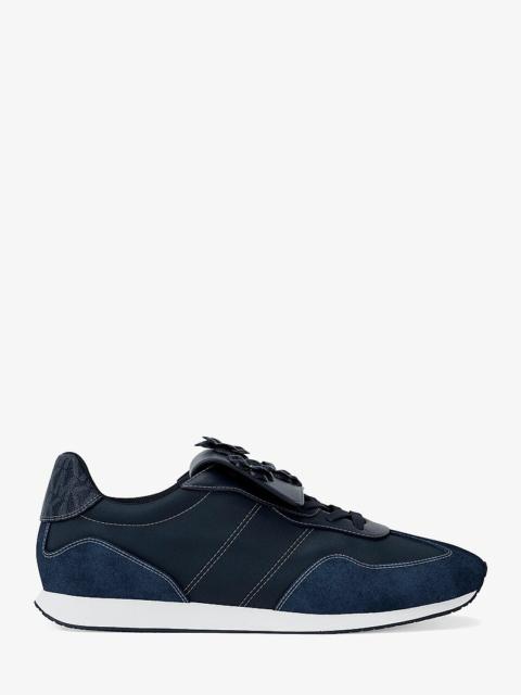 MICHAEL KORS Essex Embellished Mixed-Media Trainer
