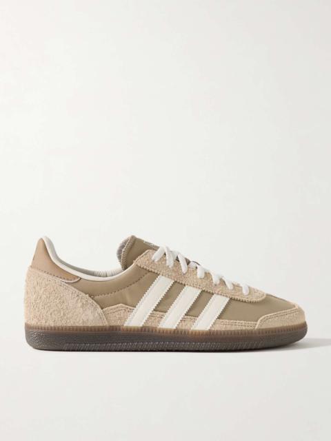 Wensley Spezial leather-trimmed suede and shell sneakers