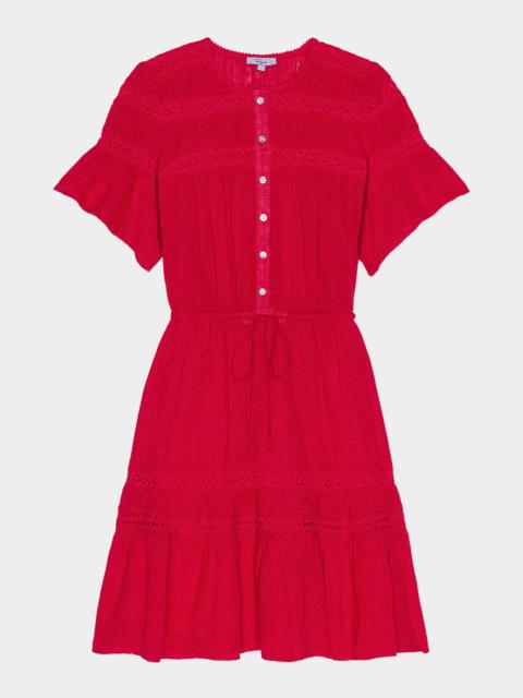 Rails Winslow Short-Sleeve Linen Mini Dress