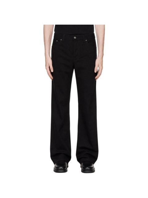 Nudie Jeans Black Steady Eddie II Dry Jeans