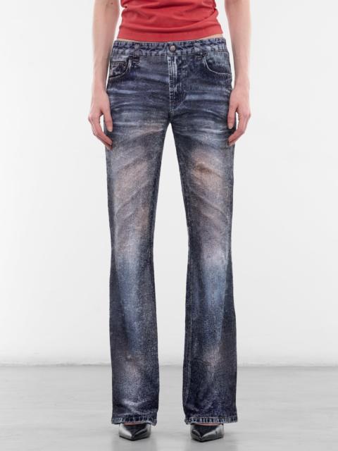 AVAVAV Trompe L'oeil Print Jeans
