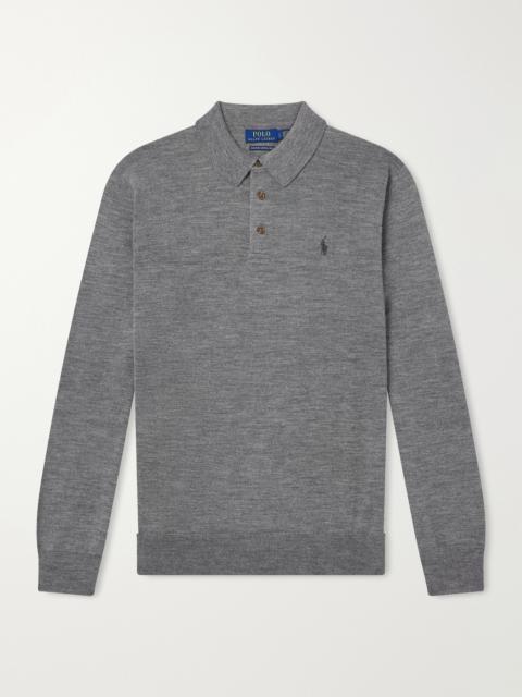 Polo Ralph Lauren Logo-Embroidered Wool Polo Shirt