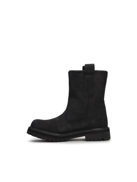 Timberland Heritage logo-debossed pull-on biker boots
