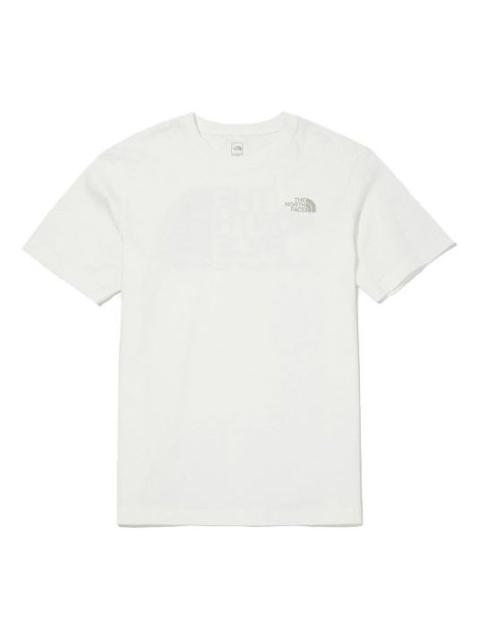 The North Face THE NORTH FACE Cotton Logo T-shirt 'White' NT7UN06B