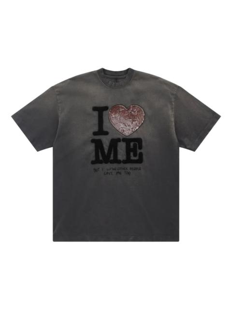 doublet sequin-heart graphic T-shirt