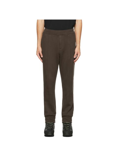 UNDERCOVER Brown Pleated Lounge Pants