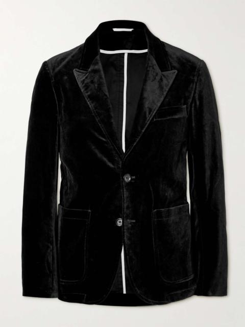 Mansfield Slim-Fit Cotton-Velvet Suit Jacket