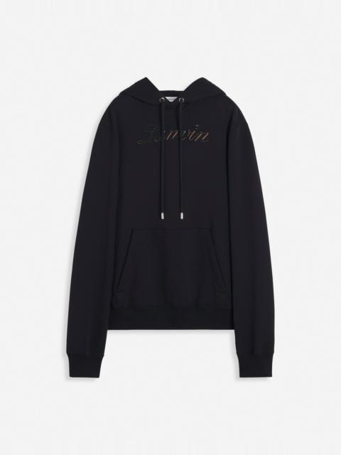 Lanvin LOGO DENIM HOODIE