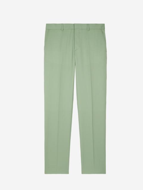 The Kooples GREEN STRAIGHT SUIT PANTS