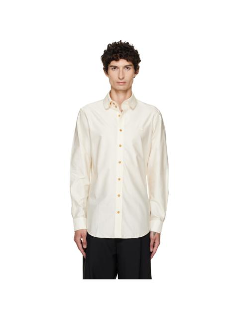 Vivienne Westwood Off-White Two Button Krall Shirt