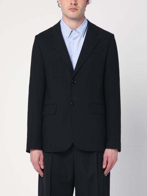 ジャケット Ami Paris Black Single-Breasted Jacket In Wool 20248999_50520634_600.jpg