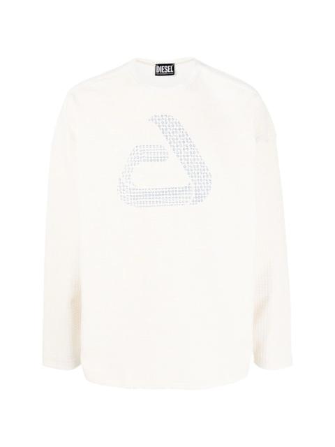 graphic-print cotton sweatshirt