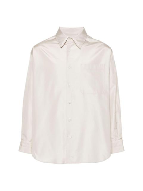 Lemaire long-sleeve silk shirt