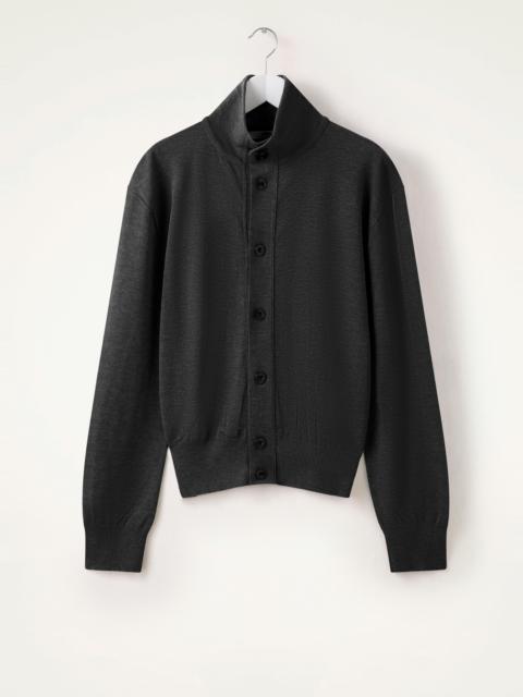 Lemaire CONVERTIBLE COLLAR CARDIGAN FINE WOOL | REVERSIBLE