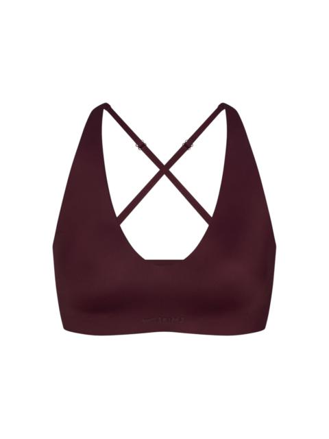 Nike Nike x SKIMS Women's Shine V-Neck Bra Currant