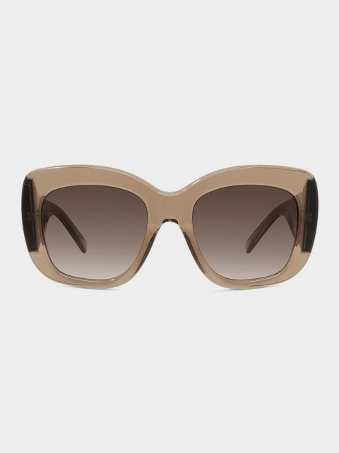 Givenchy Bold 53mm Oversized Square Acetate Sunglasses