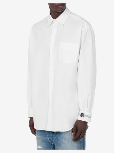 Moschino POPLIN SHIRT WRISTWATCH PRINT