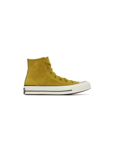 Converse Tan Chuck 70 Suede Sneakers