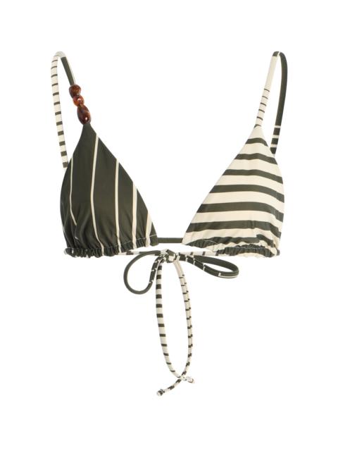 SIR. Leila String Triangle Bikini Top green