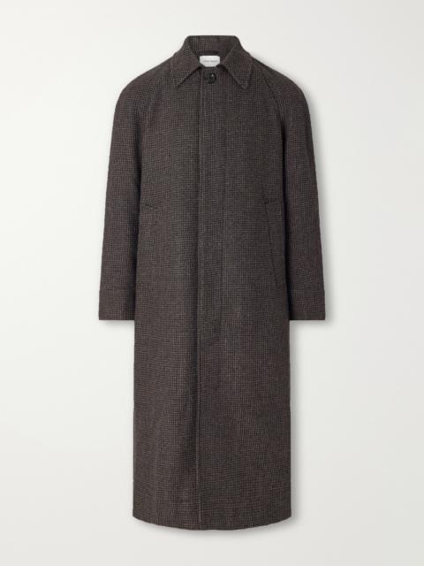 Oliver Spencer Lothian Houndstooth Tweed Coat