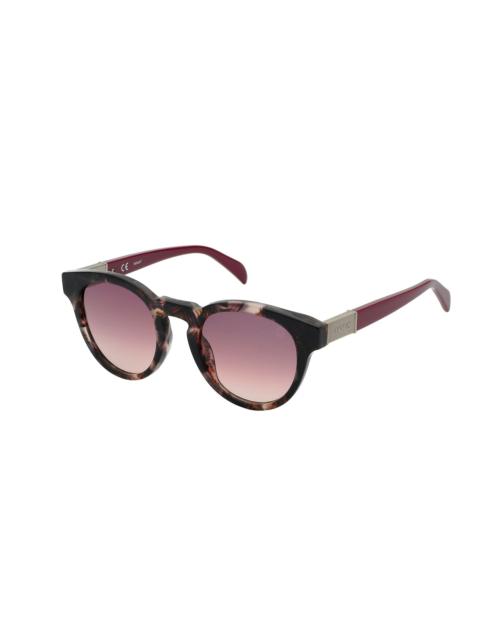 TOUS Burgundy-colored Sunglasses Round Mesh