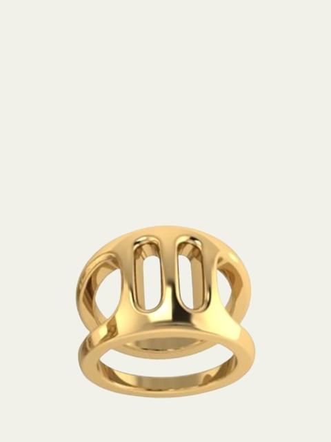 HOORSENBUHS® 18K Yellow Gold Phantom III Ring