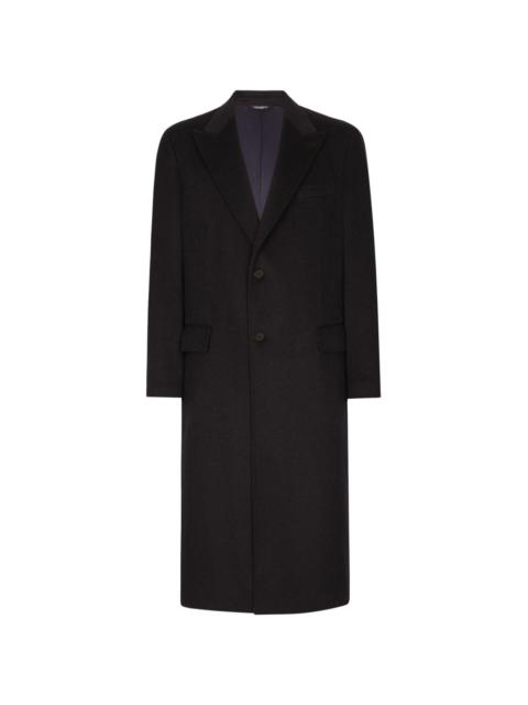 Dolce & Gabbana single-breasted cashmere coat
