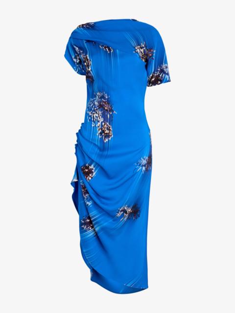 Antonella Dress in Printed Viscose Cady
