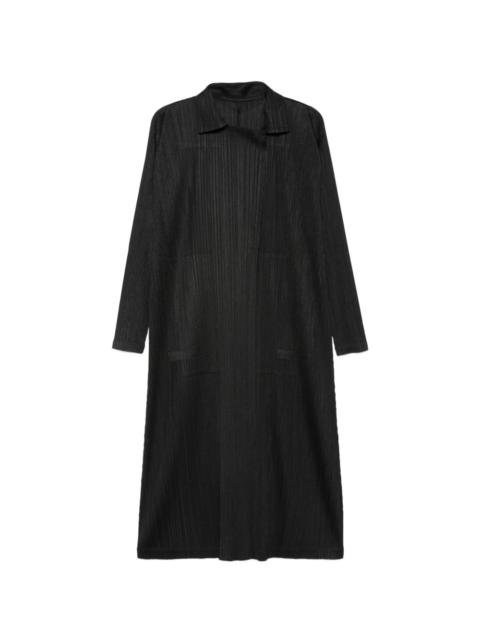 Pleats Please Issey Miyake pleated coat
