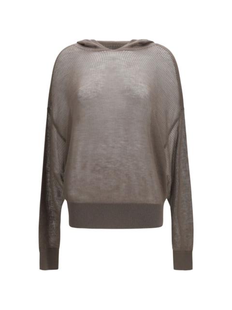Rick Owens hooded knitwear