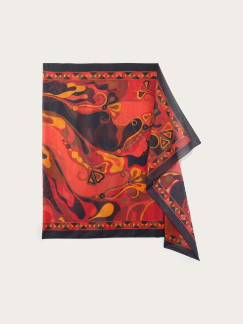 PUCCI ORCHIDEE PRINT COTTON SARONG
