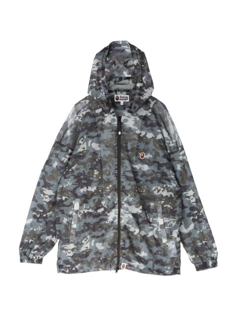 A BATHING APE® Multi Pixel Camo Mesh Hoodie Jacket "Black Camo" 001LJM301008MBLK