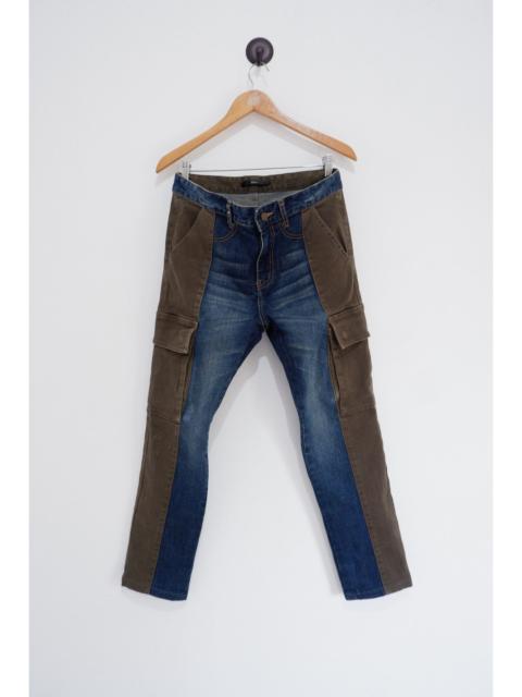 Other brands Japanese Brand - Vintage Mad Hybrid Military Cargo Jeans * Skinny Fit