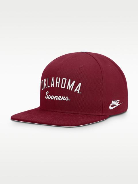 Nike Oklahoma Legacy Pro Men's Nike Dri-FIT College Adjustable Hat