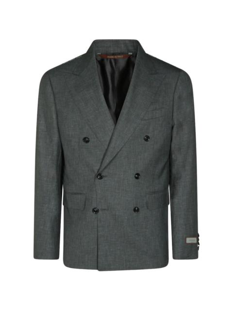 Canali double-breasted wool suit