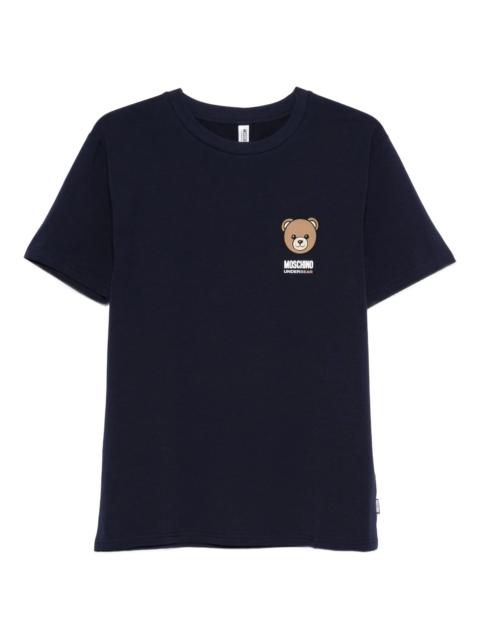 Moschino Moschino Bear-print Crew-neck T-shirt