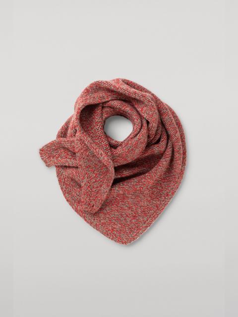 Johnstons of Elgin Keill Red Marl Cashmere Triangle