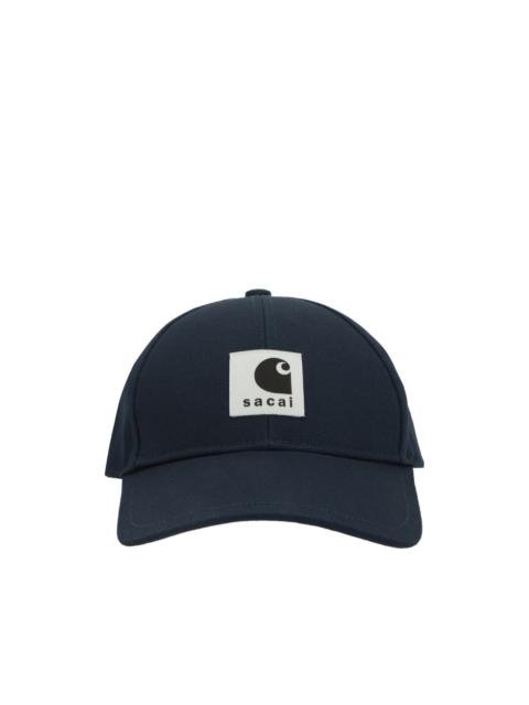 sacai x Carhartt Wip logo patch baseball cap