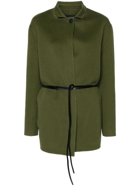 FABIANA FILIPPI belted single-breasted coat