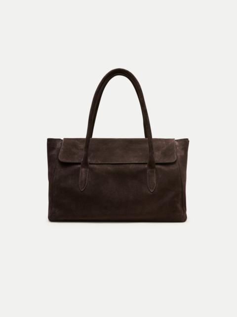 J.CREW Berkeley large tote in suede